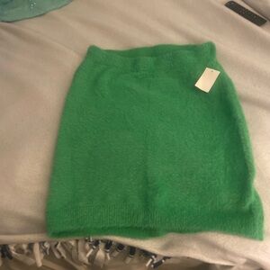 Chic Green Mini Skirt